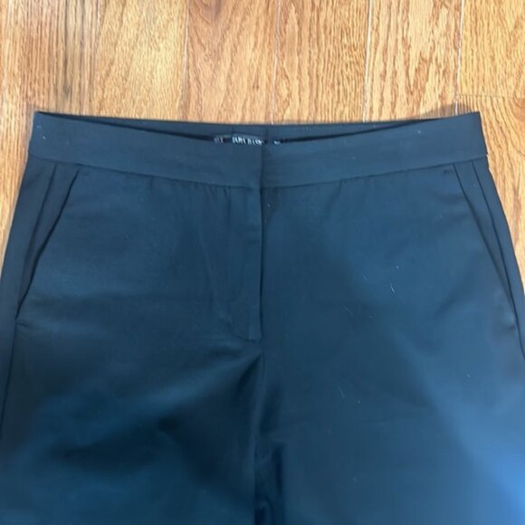 ZARA BASIC WOMEN DRESS PANTS WITH BEADED LEGS BLACK IN SIZE M - Picture 4 of 7